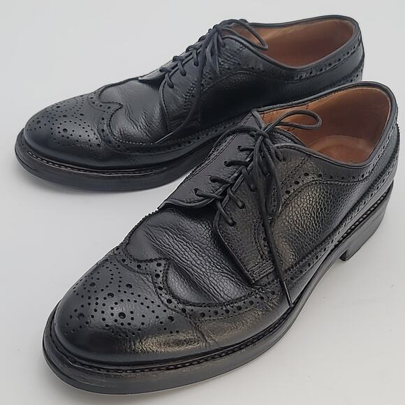 RALPH LAUREN RRL sz10E WILBERFORCE ITALIAN Derby Brogue Pebbled Calfskin… main image 6